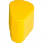 Sitzelement, Hocker Tropfenform, Sitzfläche 60x37 cm, Höhe 45 cm, 